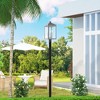 Livex Lighting Nyack 3 - Light Post Light in  Nordic Gray - 3 of 4