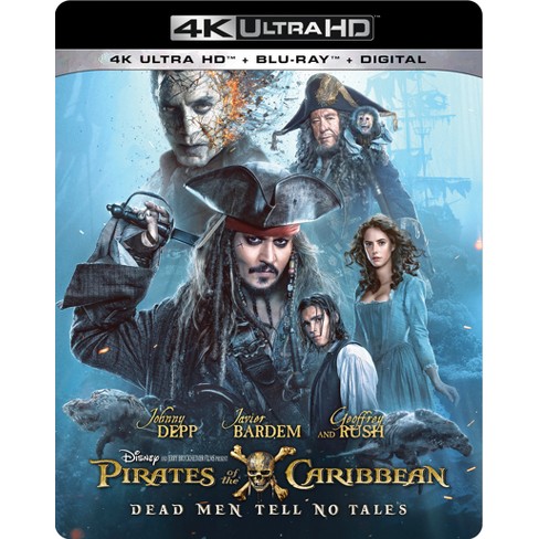 Pirates Of The Caribbean Dead Men Tell No Tales 4kuhd Blu Ray