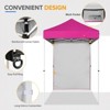 EAGLE PEAK 5x5ft Easy Setup Pop Up Canopy Tent with One Wall - 4 of 4