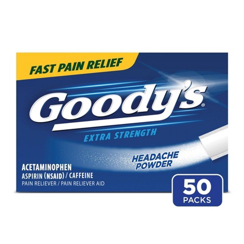 Goody S Extra Strength Headache And Pain Relief Powder Aspirin Nsaid 50ct Target