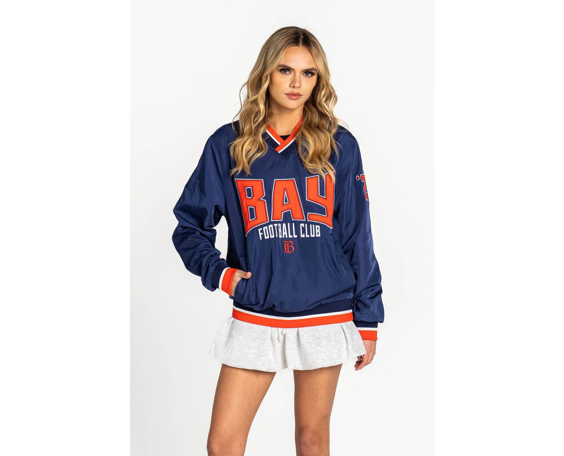 NWSL Bay FC Pullover Windbreaker - M