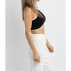 Women's RENA RIBBED CROP - OLIVACEOUS - 4 of 4