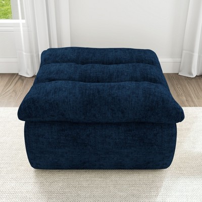 CAVINAS Bean Bag Chair Chaise Lazy Floor Sofa Modern Armless Lounge Chair Corner Sofa Chair for Living Room, Bedroom