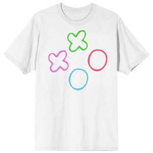 V Day XX OO Crew Neck Short Sleeve Men's White T-shirt - 1 of 3
