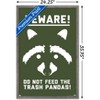 Trends International Lunch Hour Productions - Trash Panda Framed Wall Poster Prints - 3 of 4