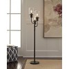 Jaak Metal Floor Lamp Bronze - Signature Design by Ashley: 3-Light, Glass Shades, Edison Bulbs - 2 of 4