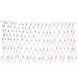 Northlight 2' x 2.75' Red and Blue American Flag Mini Net Style Lights - White Wire