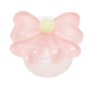 Unique Bargains Bow Adhesive Phone Grip Pink 1 Pc - 1 of 4