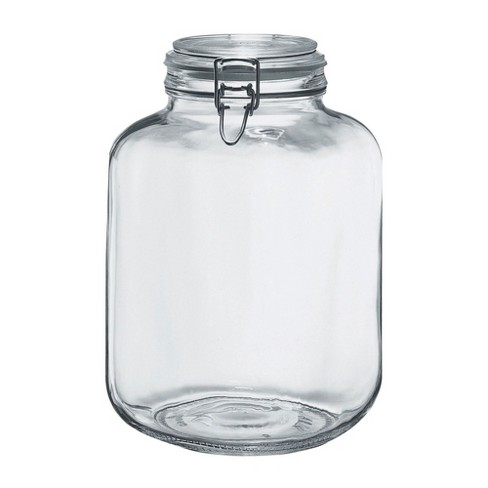 Amici Home Glass Hermetic Preserving Canning Jar Italian Made, Food Storage Jars with Airtight Clamp Seal Lids, Kitchen Canisters - image 1 of 4