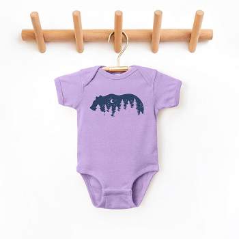 The Juniper Shop Bear Trees Baby Bodysuit