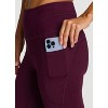 RBX Active Women's Fleece Lined Legging, Fitted Quick Drying Workout Running Hiking Pants with Zipper Pockets - 2 of 4