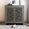 Culbreath Coffee Gray Oak Accent Cabinet with 2 Doors in Dusty Gray Oak, Coffee Gray Oak, Oak - 4 of 4