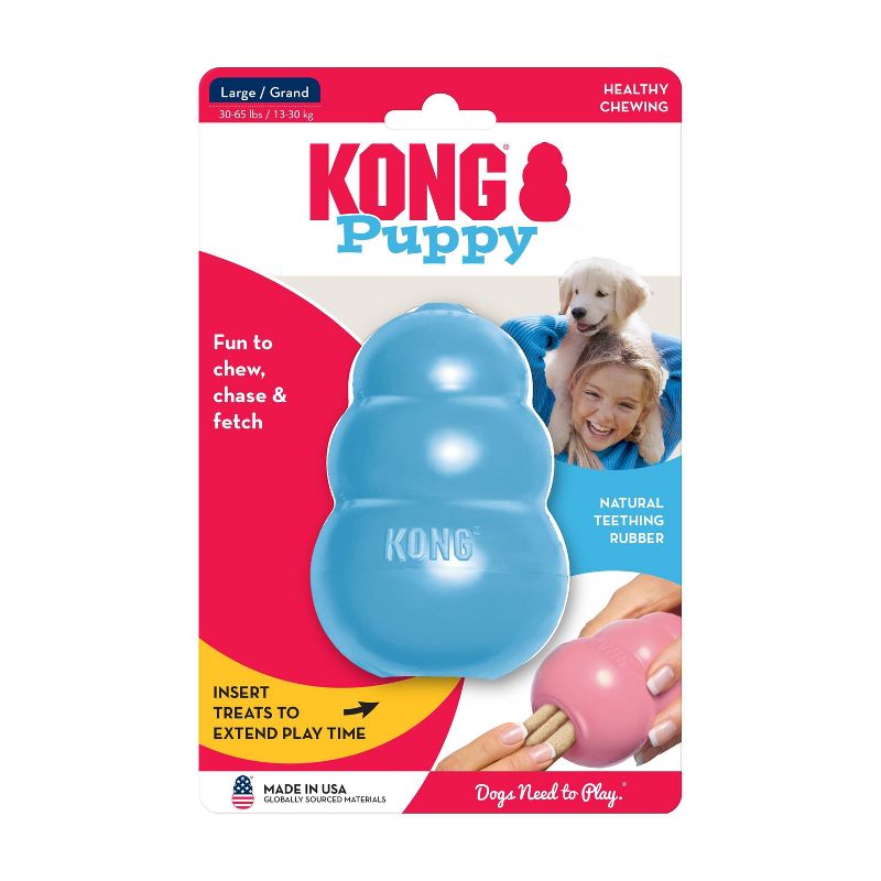 KONG Puppy Dog Toy - Blue, 5 of 6