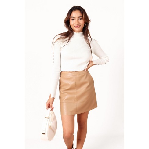 Tan skirt target sale