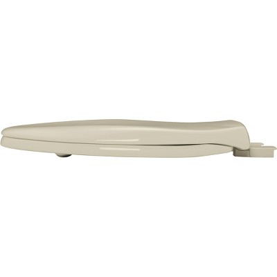 Bone Round Soft Close Plastic Toilet Seat with Easy Cleaning