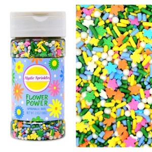 Mystic Sprinkles Flower Power Sprinkle Mix 3.5oz Bottle - 1 of 4