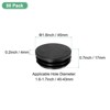 Unique Bargains Durable Plastic Multipurpose Use Mechanical Fasteners 30 Pcs Black - 3 of 4