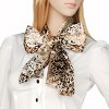Slickblue Gold Leopard Design Silk Scarf – Soft & Lightweight Shawl for Women, Elegant Fashion Accessory, 2 Size Options - 3 of 4