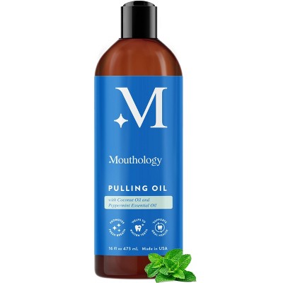 Mouthology Coconut Peppermint Pulling Oil - 16 fl oz
