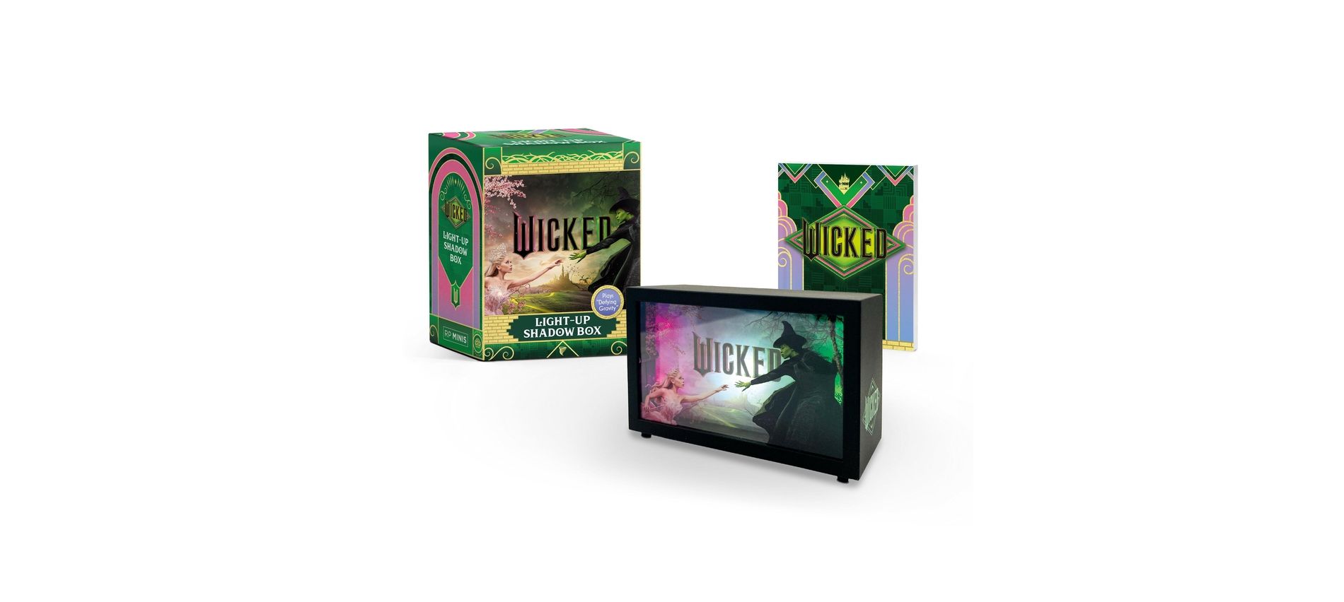 Wicked: Light-Up Shadow Box - (Rp Minis) by Running Press (Paperback)