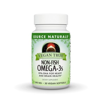 Vegan Non-Fish Omega-3's by Source Naturals, Inc.  -  30 Softgel