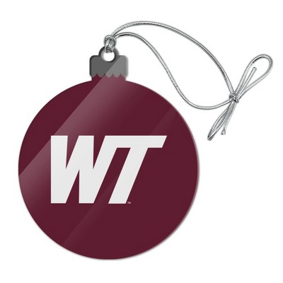 West Texas A&M Primary Logo Acrylic Christmas Tree Holiday Ornament
