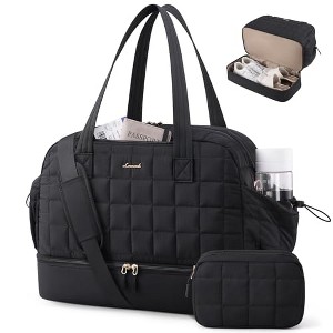 Generic Large Travel Duffle Bag, Women's Weekender & Overnight Bag wit - 1 of 4