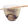 BOOM Bowl Bop Cherub Fine Art Japanese Style Dinner Set | 16-Ounce Ramen Bowl, Chopsticks - 2 of 4