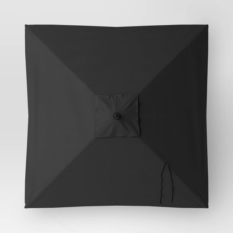 6' Square Outdoor Patio Market Umbrella with Black Pole - Threshold™, 5 of 8