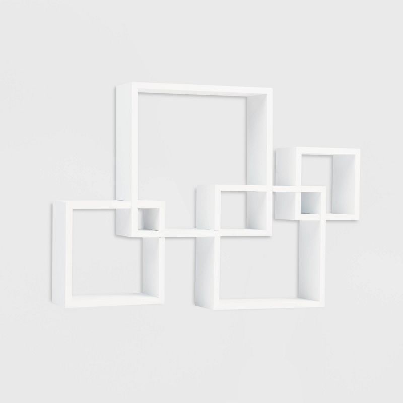 
25.5" x 17.75" Intersecting Cube Wall Shelf - Danya B., 6 of 14