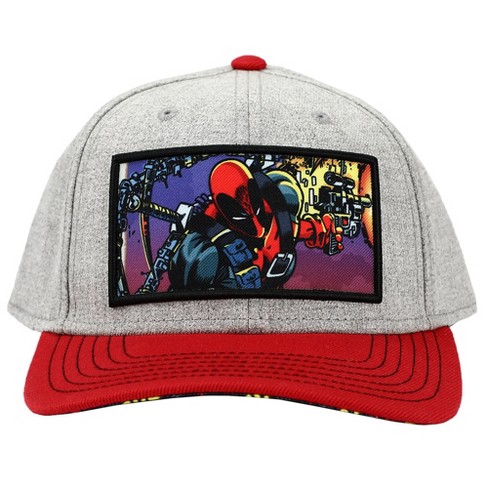 Flex Target And Heather Elite Fit Red Deadpool : Hat Gray Cap