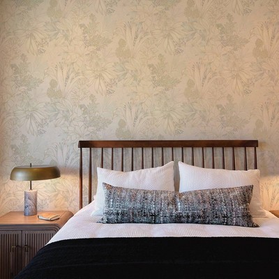 Tempaper Coniferous Floral Silk Non-Pasted Wallpaper Roll