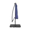 WestinTrends 10 Ft Outdoor Patio Solar LED Cantilever Umbrella with Base Weights - 2 of 3