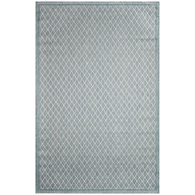 Liora Manne Carmel  Indoor/Outdoor Rug  Aqua..