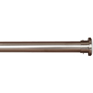 Versailles Indoor/Outdoor Stainless Steel Heavy Duty Curtain Tension Rod for Windows Brushed Nickel - 1 of 4