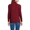 Lands' End Women's Long Sleeve Waffle Quarter Zip Pullover - 2 of 4