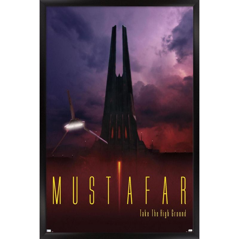 Trends International Star Wars: Mustafar - Visit Mustafar by Russell Walks 23 Framed Wall Poster Prints, 1 of 7