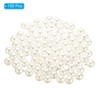 Unique Bargains Beautiful Designer DIY Jewelry Making Faux Pearl Pendants 150 Pcs Silver Beige 0.39" - 3 of 4