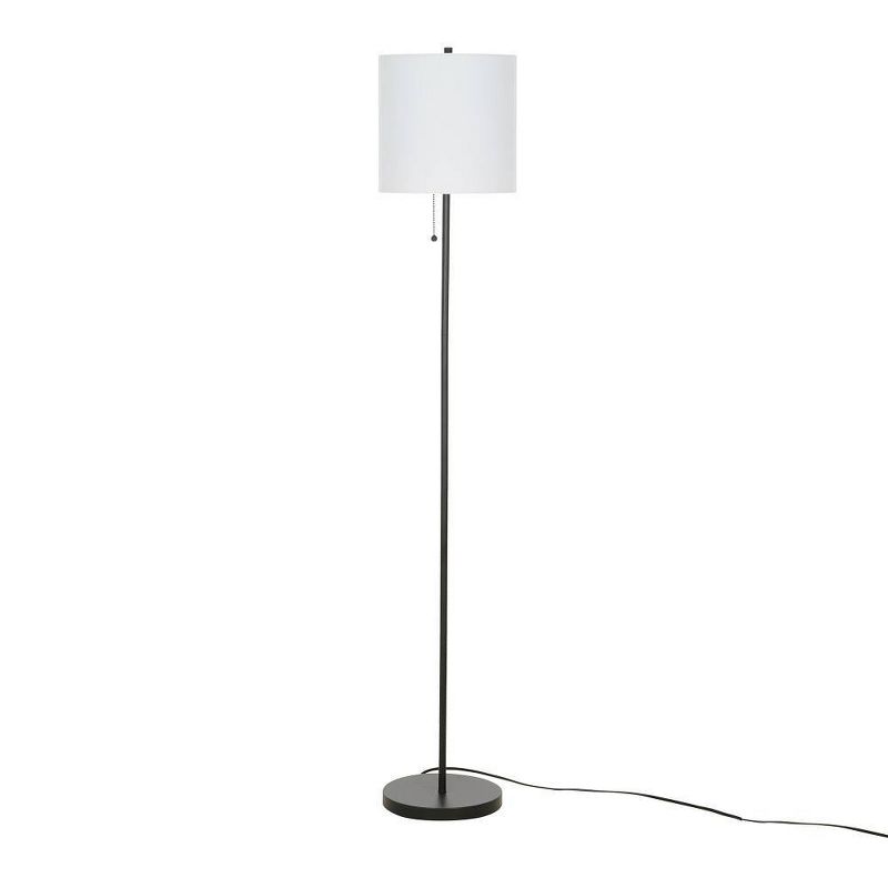 56.5&#34; Stick Floor Lamp (Includes LED Light Bulb) Black - Cresswell Lighting, 6 of 8
