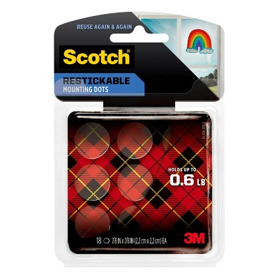 Scotch 18ct Restickable Mounting Dots