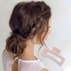 Unique Bargains Fashion Rectangle Frosted Hair Clips 1 Pc - 2 of 4