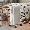 Portable Radiator Space Heater, 1500W, 7-Fin, 3 Heat Settings, White - 2 of 4