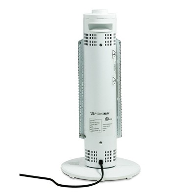 White Electric Infrared Tower Heater with Thermostat