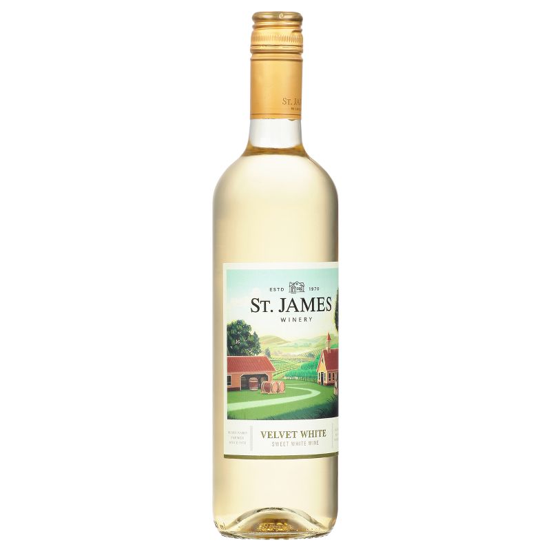 St. James Velvet White Wine - 750ml Bottle, 5 of 9