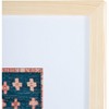 Hattori - 18" X 18" - Navy/Orange - Framed Textile Wall Art - WLA1010 - Safavieh - 4 of 4