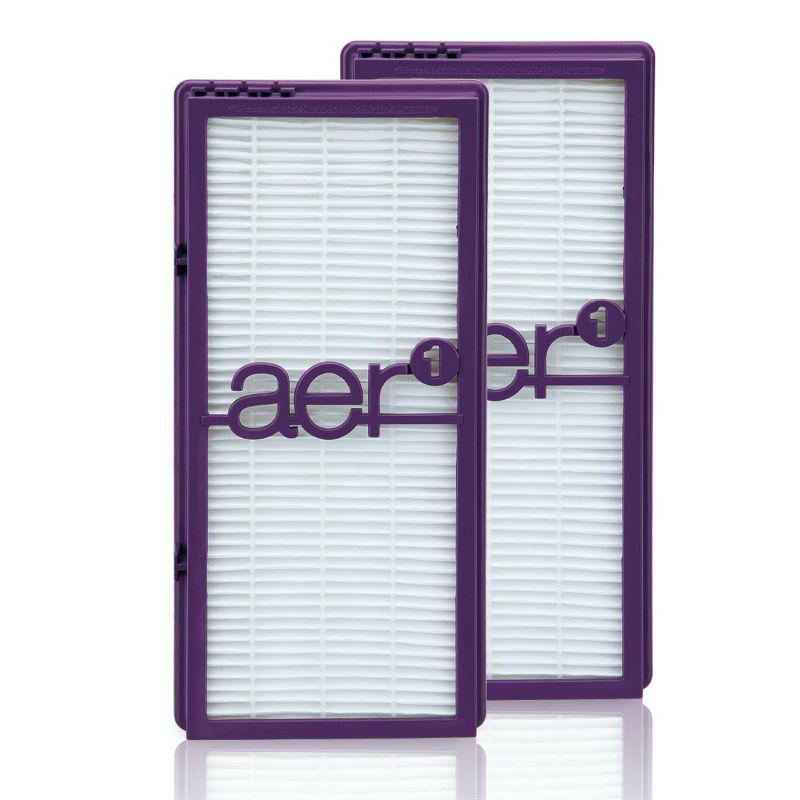 Bionaire 2pk AER1 Allergen Air Purifier Filters Purple, 1 of 2