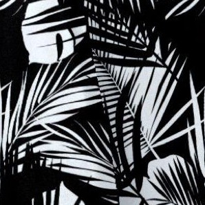 black white tropical