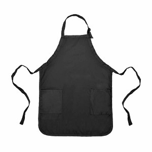 Dalix Waist Aprons Commercial Restaurant Home Bib Spun Poly Cotton Kitchen (3 Pockets) - 1 of 4