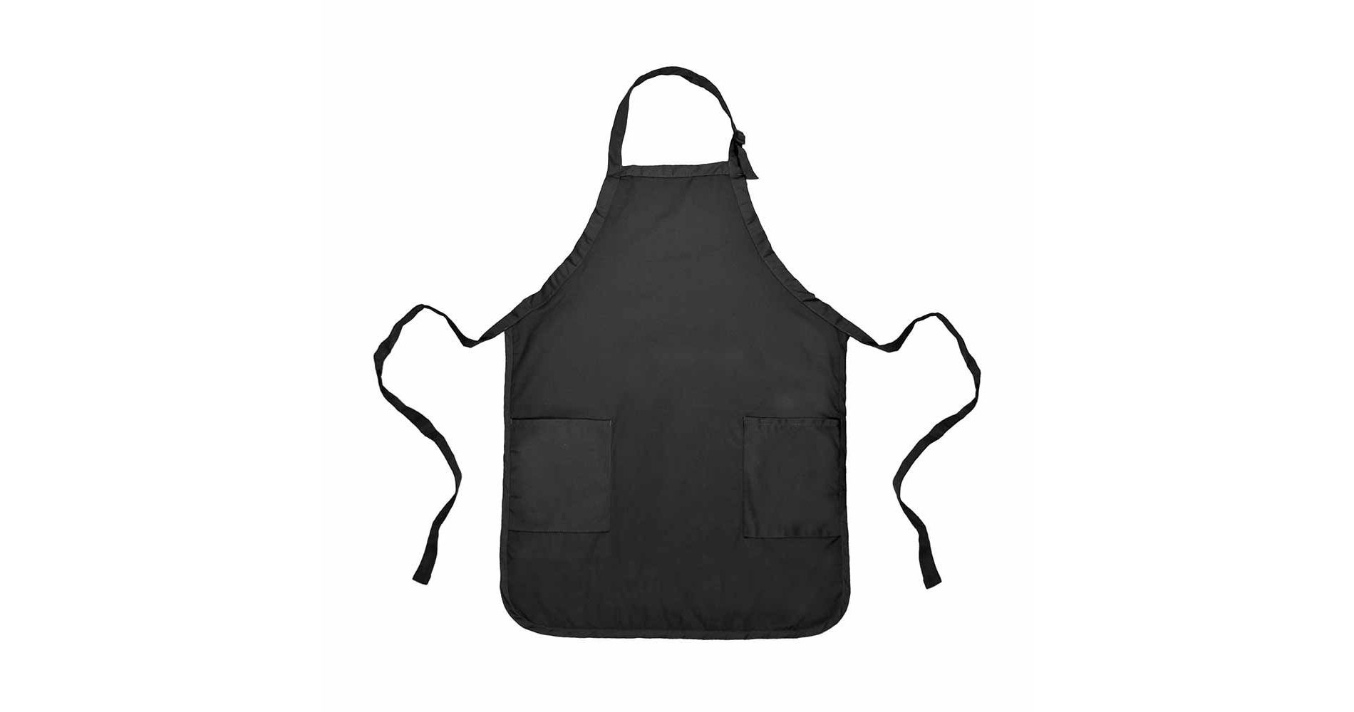 Dalix Waist Aprons Commercial Restaurant Home Bib Spun Poly Cotton Kitchen (3 Pockets)