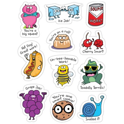 Creative Teaching Press So Much Pun! Punny Rewards Stickers (Pack of 6)